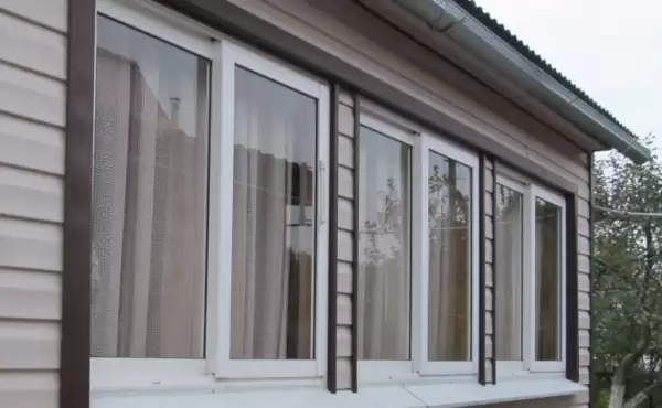 Алюминиевые окна в загородном доме