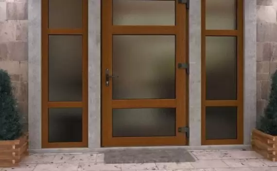 Пластиковые двери с ламинацией